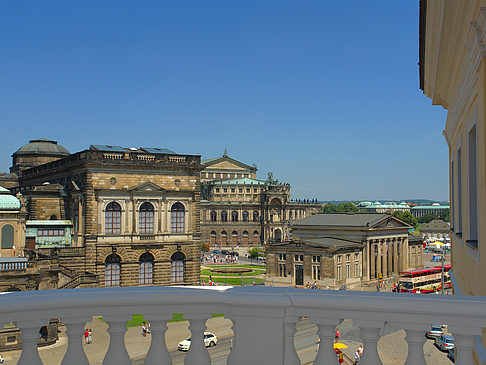 Foto Blick vom Balkon - Dresden