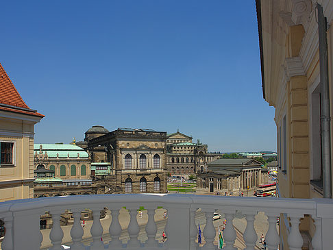 Blick vom Balkon Foto 