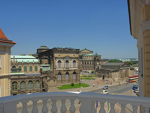 Blick vom Balkon Foto 