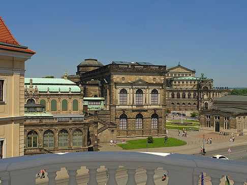 Blick vom Balkon Foto 